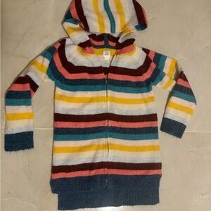 GAP Kids Multicolor Striped Sweater Hoodie 5T